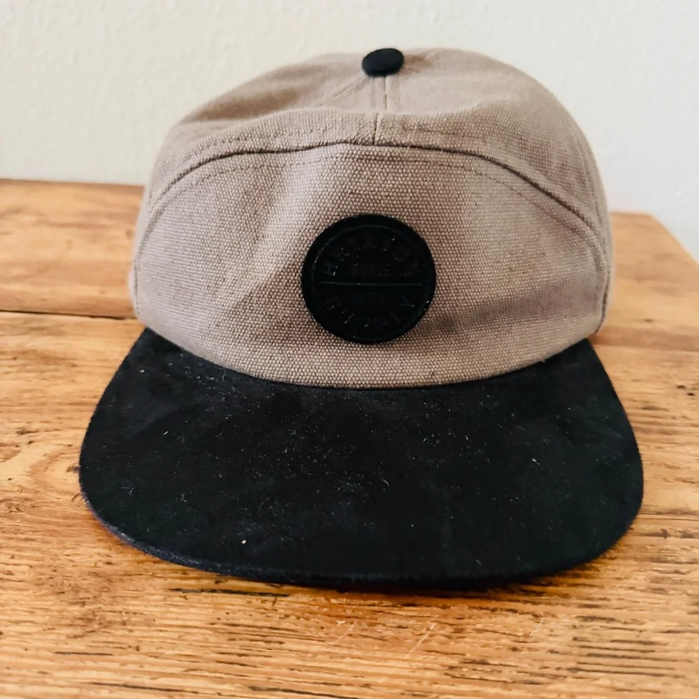 Brixton Supply Gray & Black Textured Hat